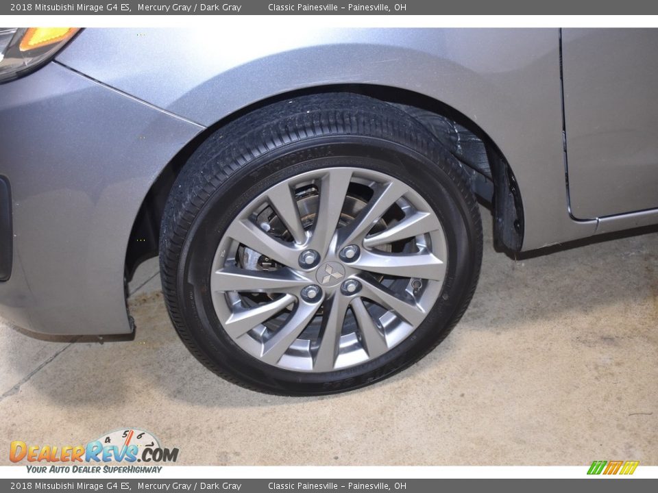 2018 Mitsubishi Mirage G4 ES Mercury Gray / Dark Gray Photo #9