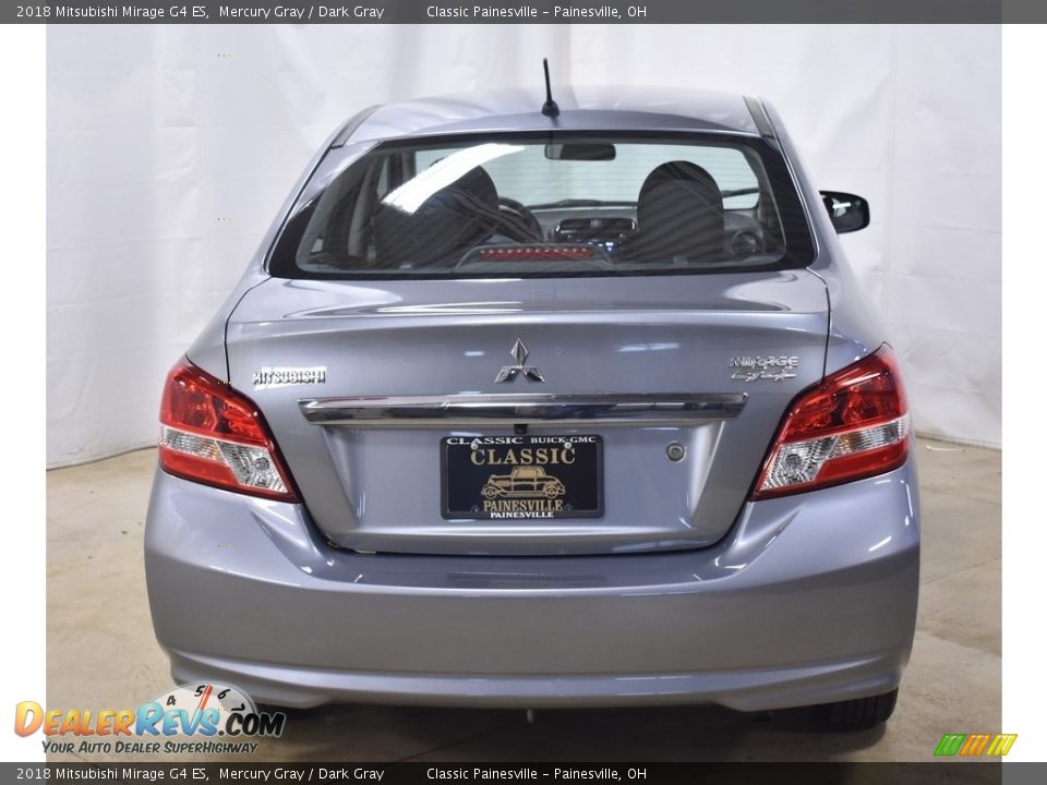 2018 Mitsubishi Mirage G4 ES Mercury Gray / Dark Gray Photo #10