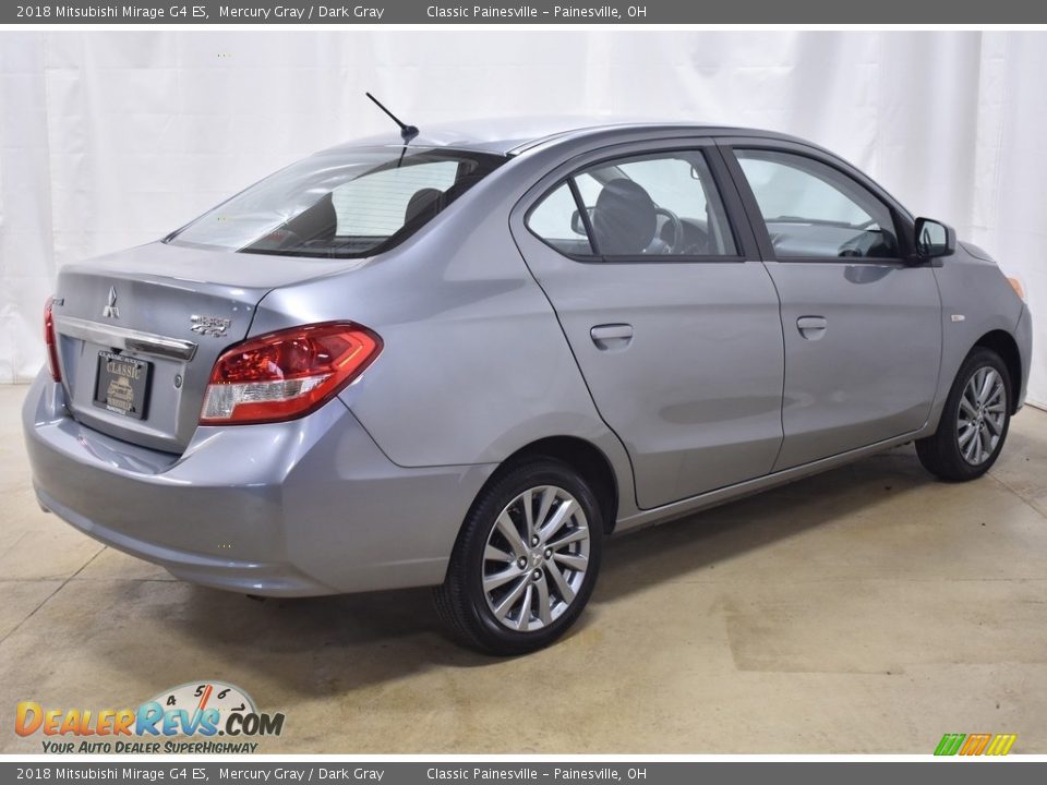 2018 Mitsubishi Mirage G4 ES Mercury Gray / Dark Gray Photo #14