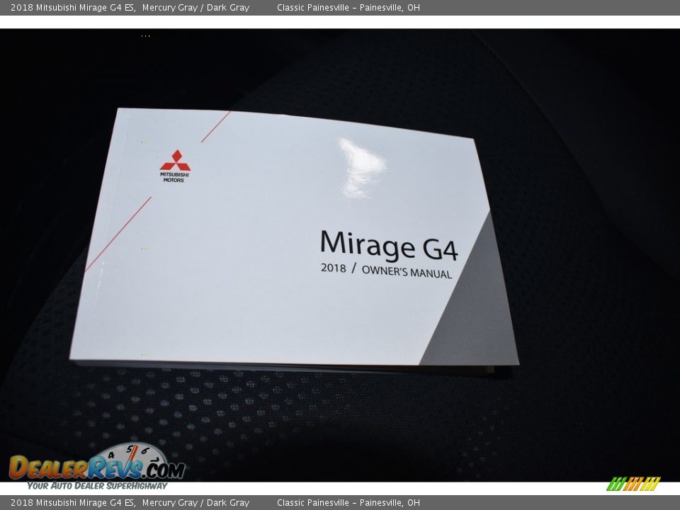 2018 Mitsubishi Mirage G4 ES Mercury Gray / Dark Gray Photo #17