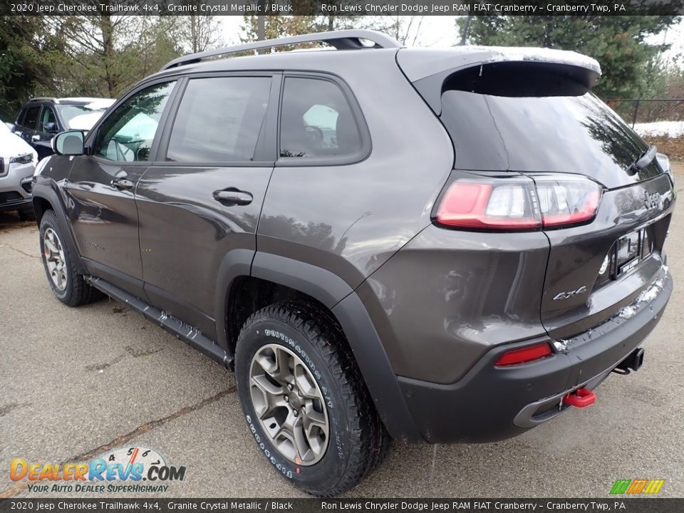 2020 Jeep Cherokee Trailhawk 4x4 Granite Crystal Metallic / Black Photo #3