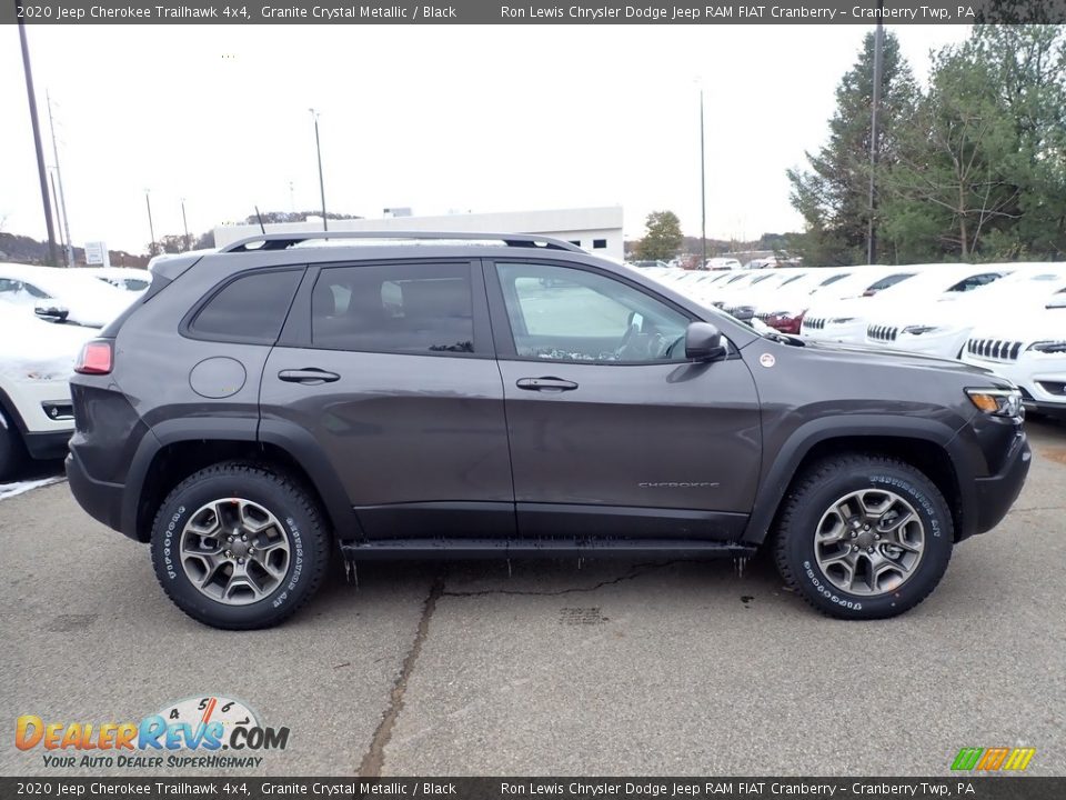 2020 Jeep Cherokee Trailhawk 4x4 Granite Crystal Metallic / Black Photo #6