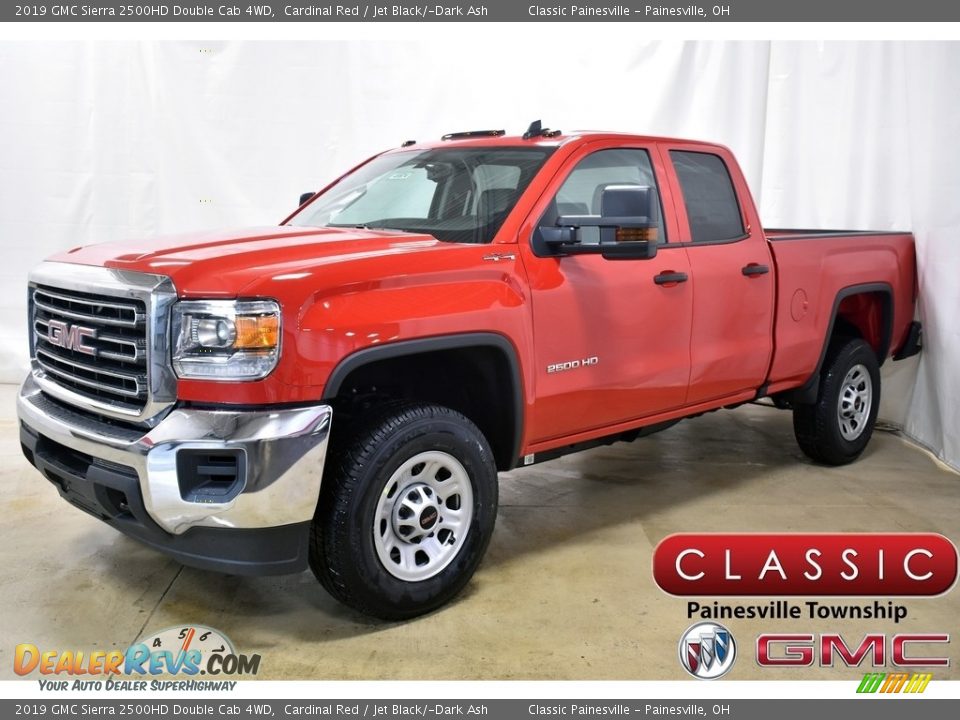 2019 GMC Sierra 2500HD Double Cab 4WD Cardinal Red / Jet Black/­Dark Ash Photo #1