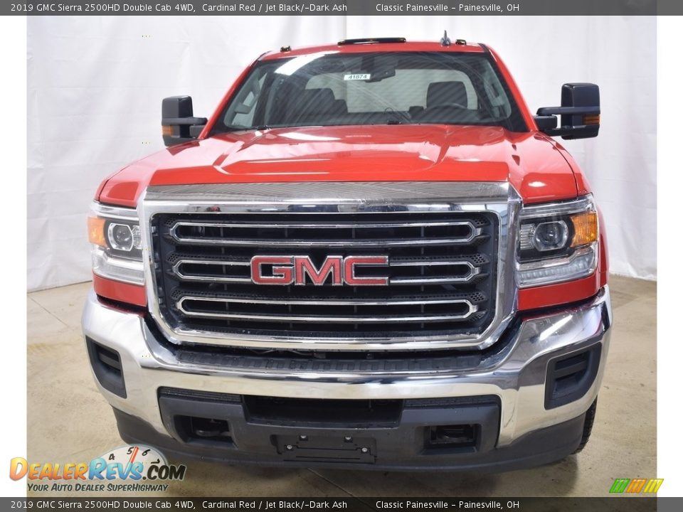 2019 GMC Sierra 2500HD Double Cab 4WD Cardinal Red / Jet Black/­Dark Ash Photo #4