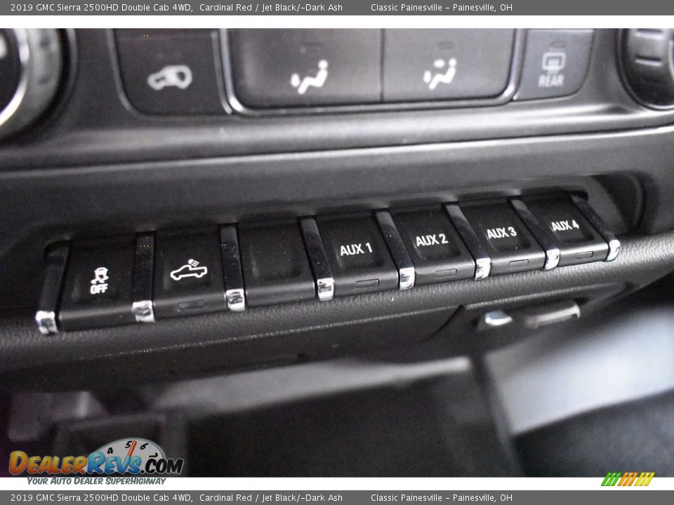 2019 GMC Sierra 2500HD Double Cab 4WD Cardinal Red / Jet Black/­Dark Ash Photo #12