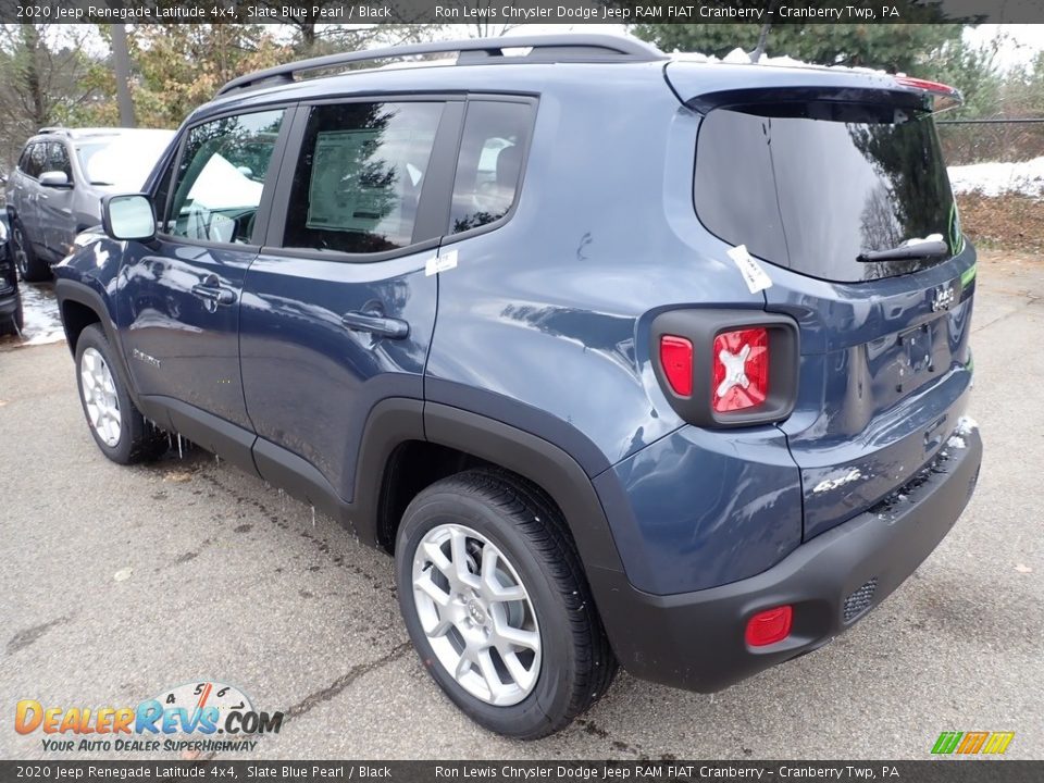 2020 Jeep Renegade Latitude 4x4 Slate Blue Pearl / Black Photo #3