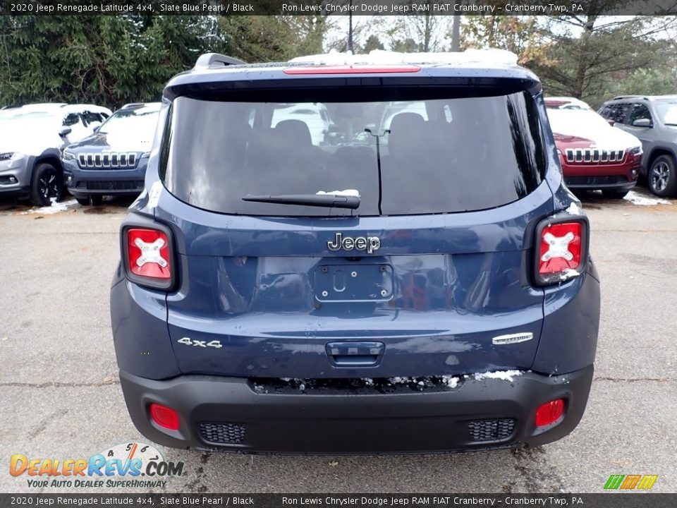 2020 Jeep Renegade Latitude 4x4 Slate Blue Pearl / Black Photo #4
