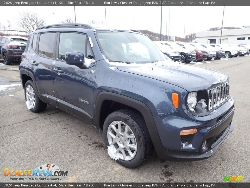 2020 Jeep Renegade Latitude 4x4 Slate Blue Pearl / Black Photo #7