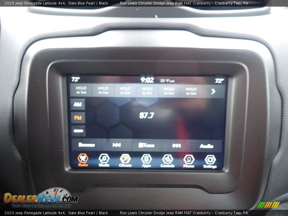 2020 Jeep Renegade Latitude 4x4 Slate Blue Pearl / Black Photo #15