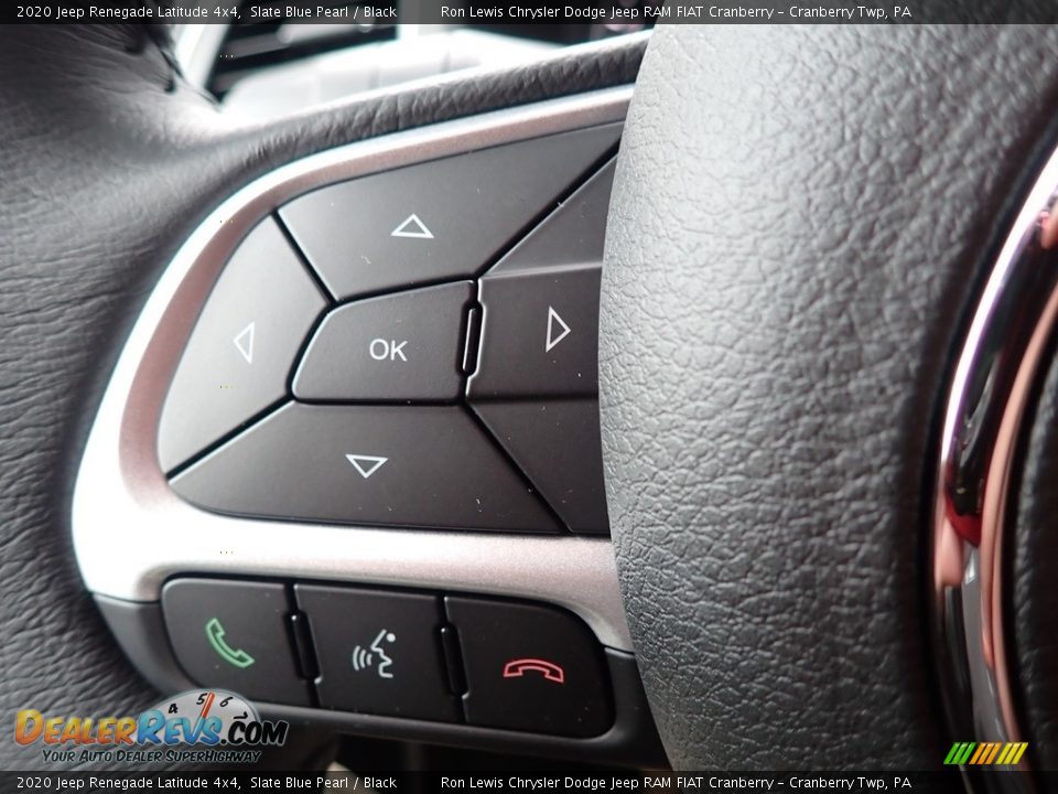 2020 Jeep Renegade Latitude 4x4 Slate Blue Pearl / Black Photo #18