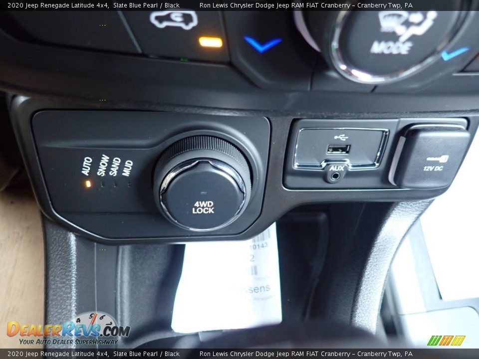 2020 Jeep Renegade Latitude 4x4 Slate Blue Pearl / Black Photo #20