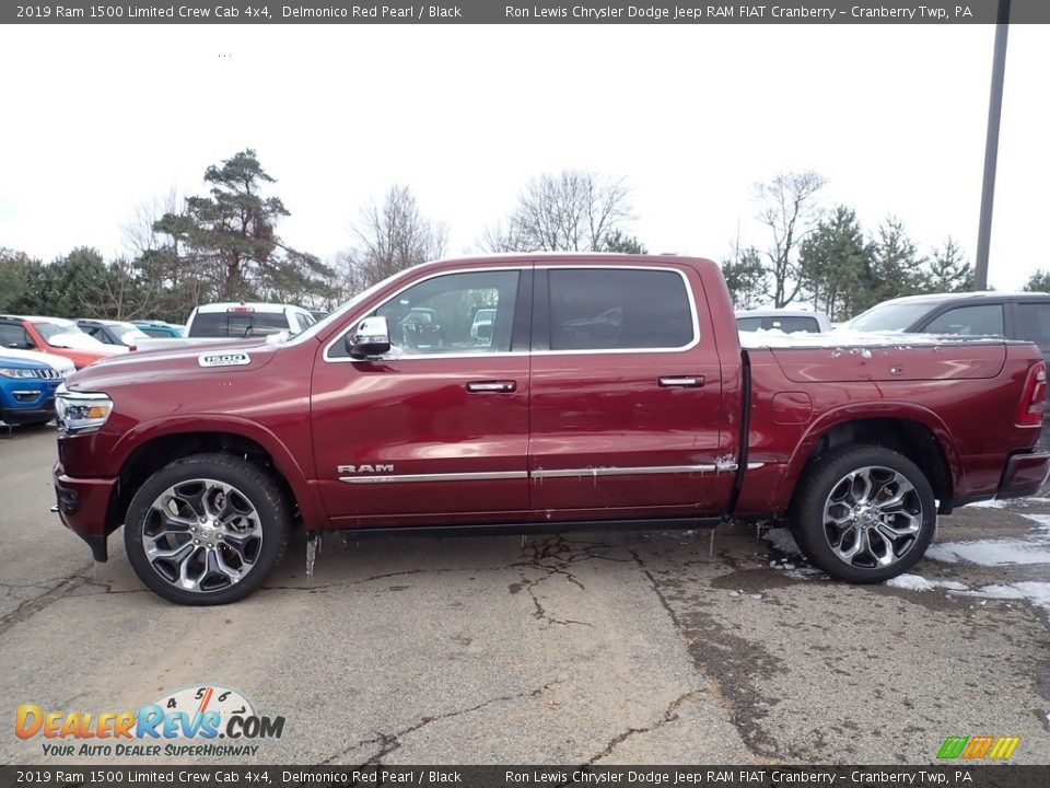 Delmonico Red Pearl 2019 Ram 1500 Limited Crew Cab 4x4 Photo #3