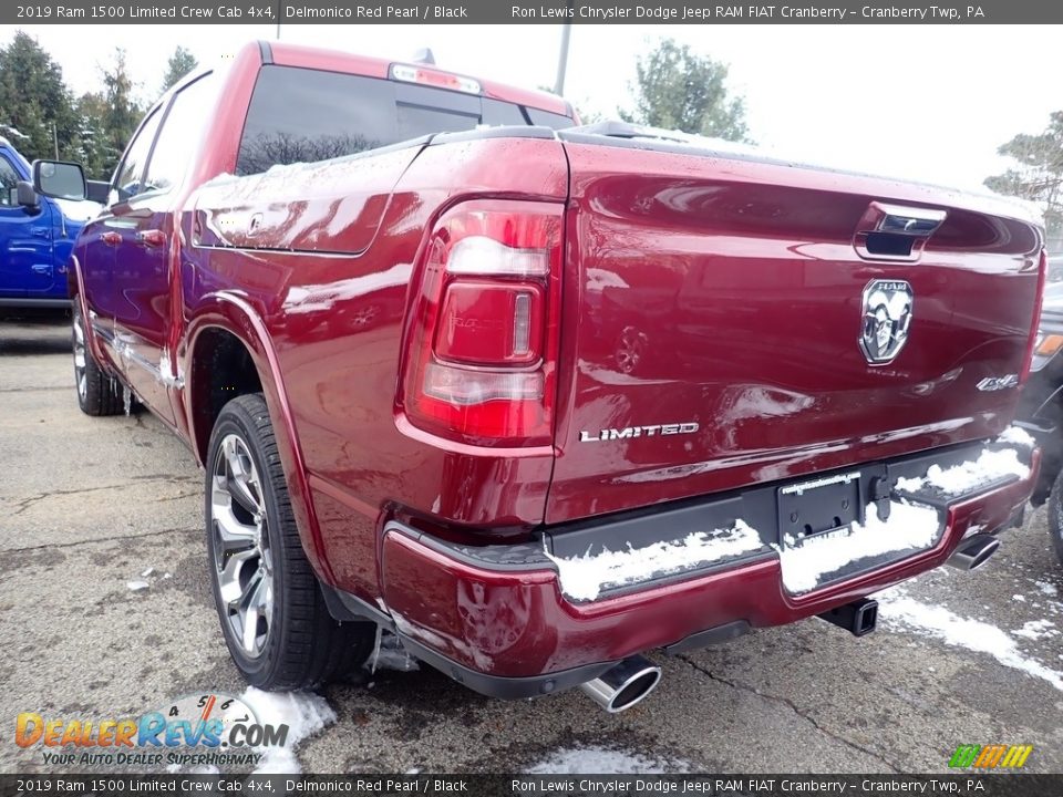 2019 Ram 1500 Limited Crew Cab 4x4 Delmonico Red Pearl / Black Photo #4