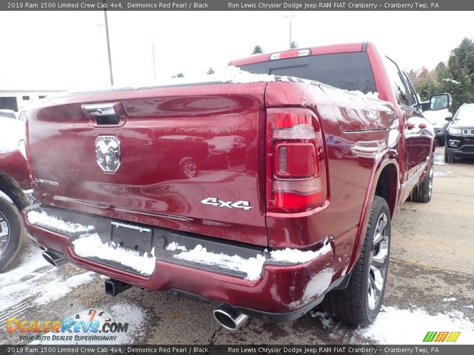 2019 Ram 1500 Limited Crew Cab 4x4 Delmonico Red Pearl / Black Photo #6