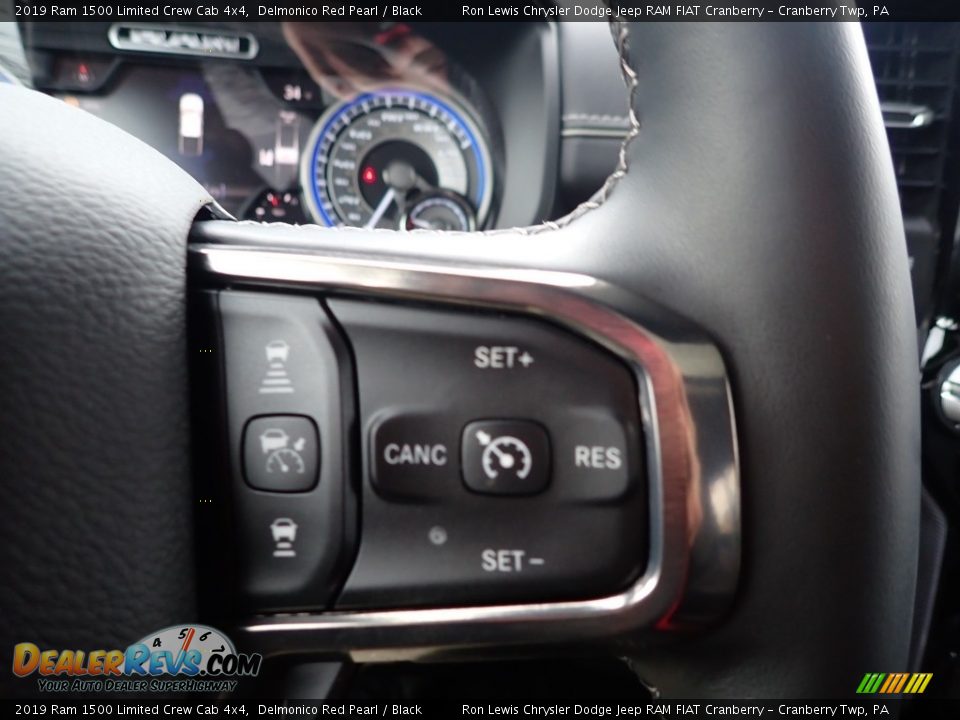 2019 Ram 1500 Limited Crew Cab 4x4 Delmonico Red Pearl / Black Photo #19