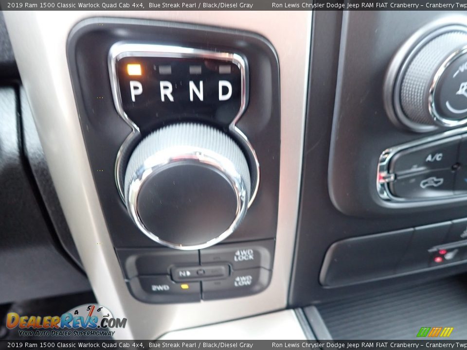2019 Ram 1500 Classic Warlock Quad Cab 4x4 Blue Streak Pearl / Black/Diesel Gray Photo #20