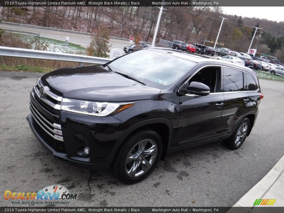 2019 Toyota Highlander Limited Platinum AWD Midnight Black Metallic / Black Photo #6