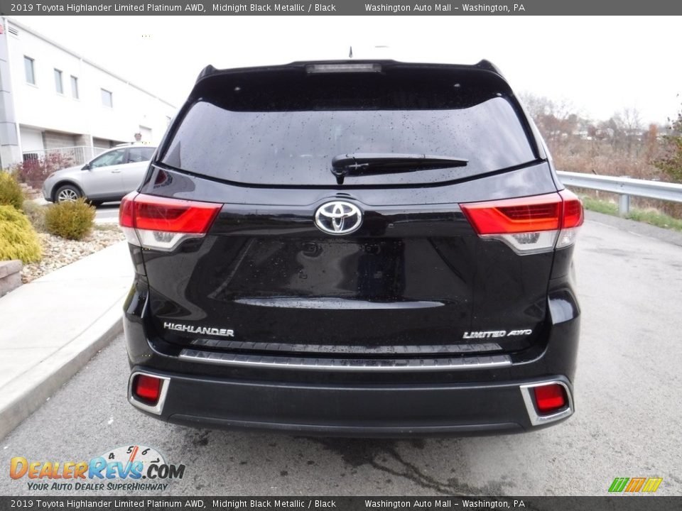 2019 Toyota Highlander Limited Platinum AWD Midnight Black Metallic / Black Photo #8