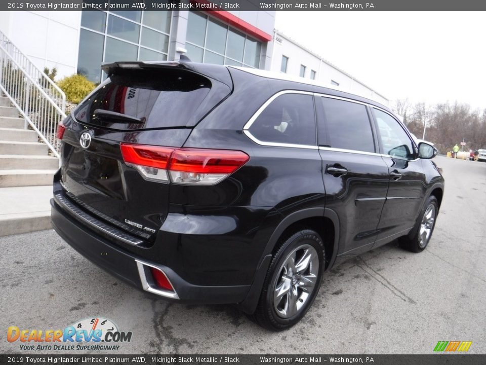 2019 Toyota Highlander Limited Platinum AWD Midnight Black Metallic / Black Photo #9