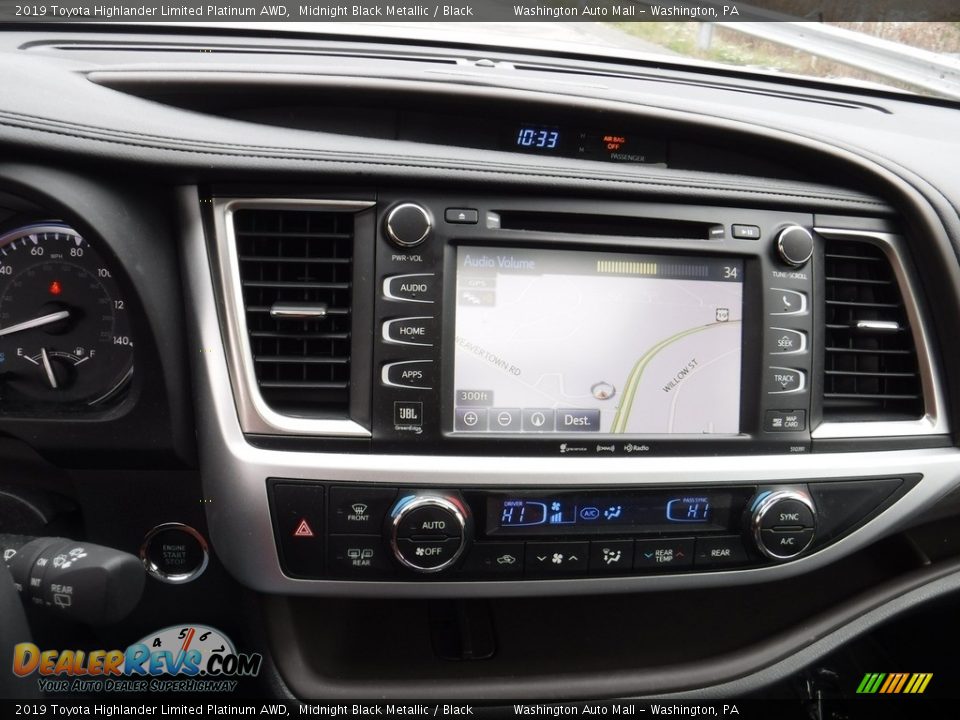 Navigation of 2019 Toyota Highlander Limited Platinum AWD Photo #19