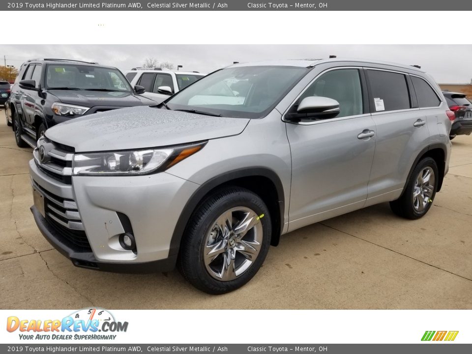 2019 Toyota Highlander Limited Platinum AWD Celestial Silver Metallic / Ash Photo #1