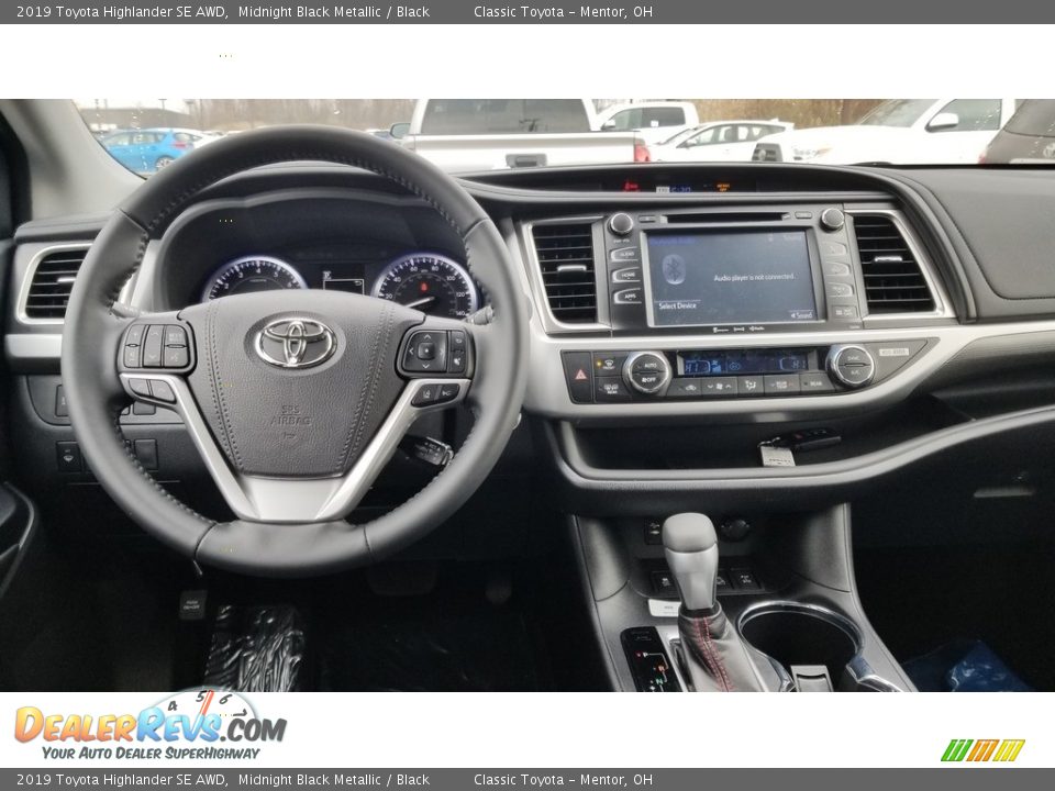 2019 Toyota Highlander SE AWD Midnight Black Metallic / Black Photo #4