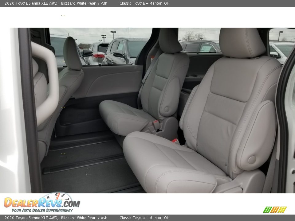 Rear Seat of 2020 Toyota Sienna XLE AWD Photo #3