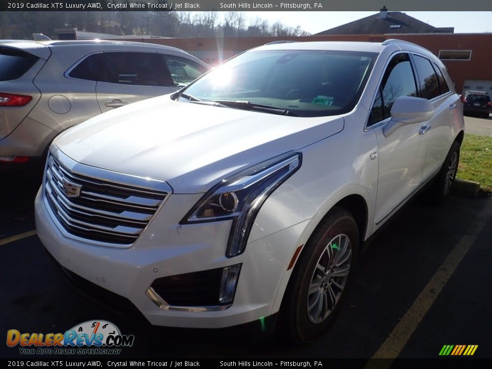 2019 Cadillac XT5 Luxury AWD Crystal White Tricoat / Jet Black Photo #1