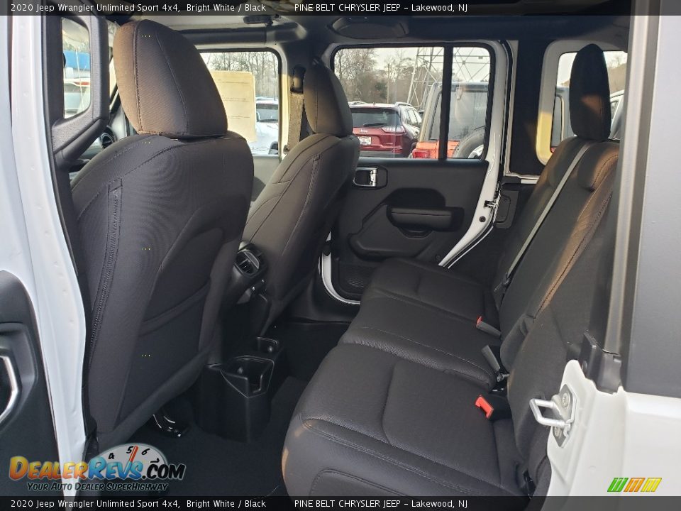 2020 Jeep Wrangler Unlimited Sport 4x4 Bright White / Black Photo #6
