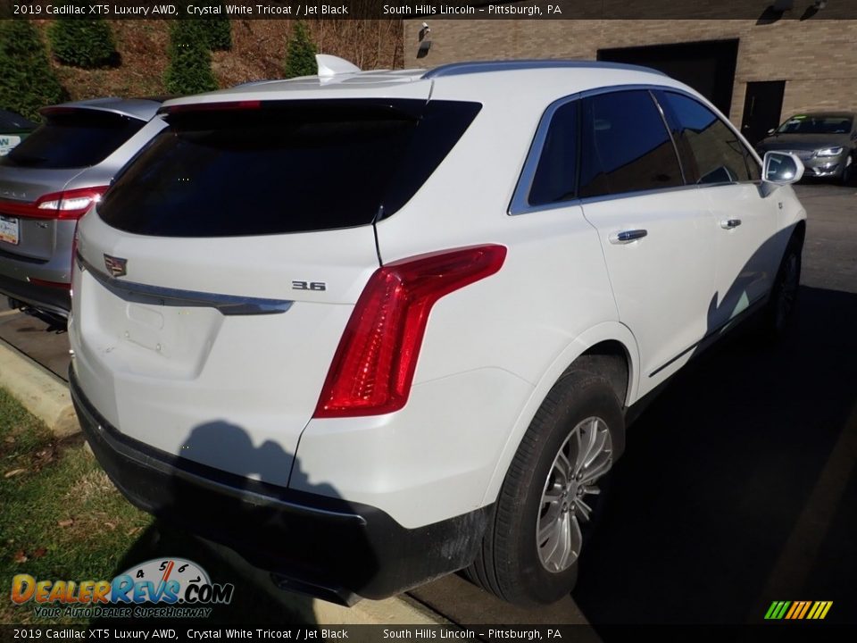 2019 Cadillac XT5 Luxury AWD Crystal White Tricoat / Jet Black Photo #4