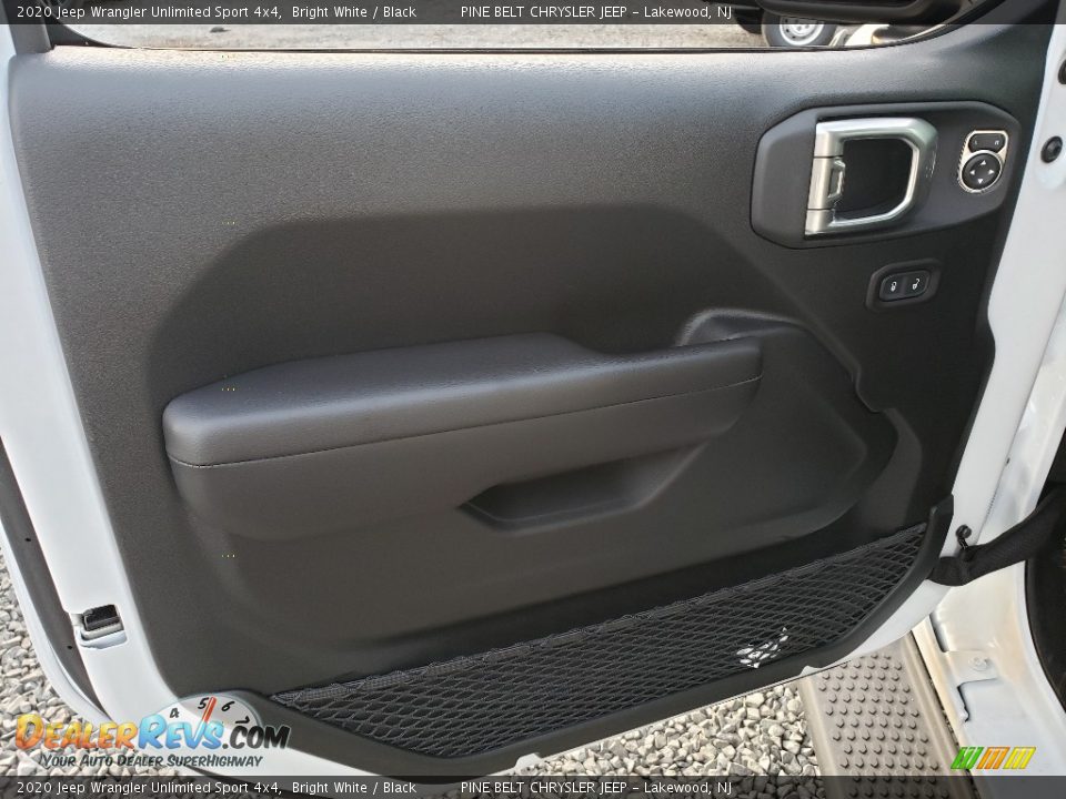 2020 Jeep Wrangler Unlimited Sport 4x4 Bright White / Black Photo #7