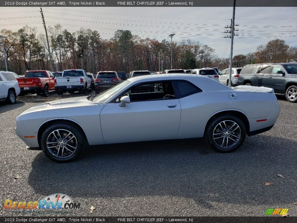 2019 Dodge Challenger SXT AWD Triple Nickel / Black Photo #3