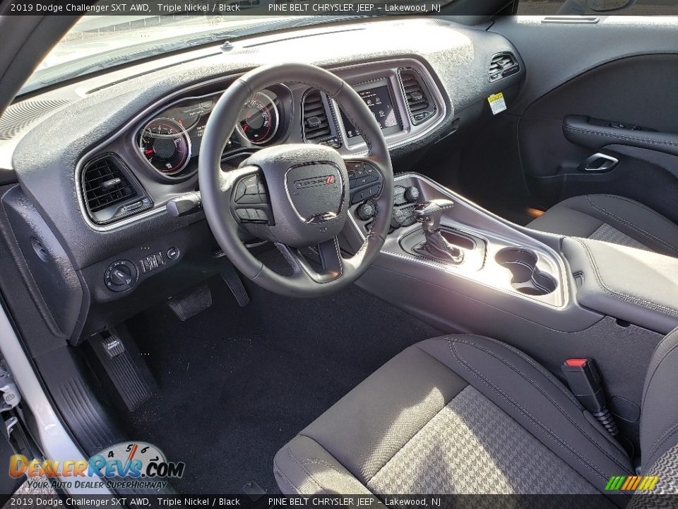 2019 Dodge Challenger SXT AWD Triple Nickel / Black Photo #7