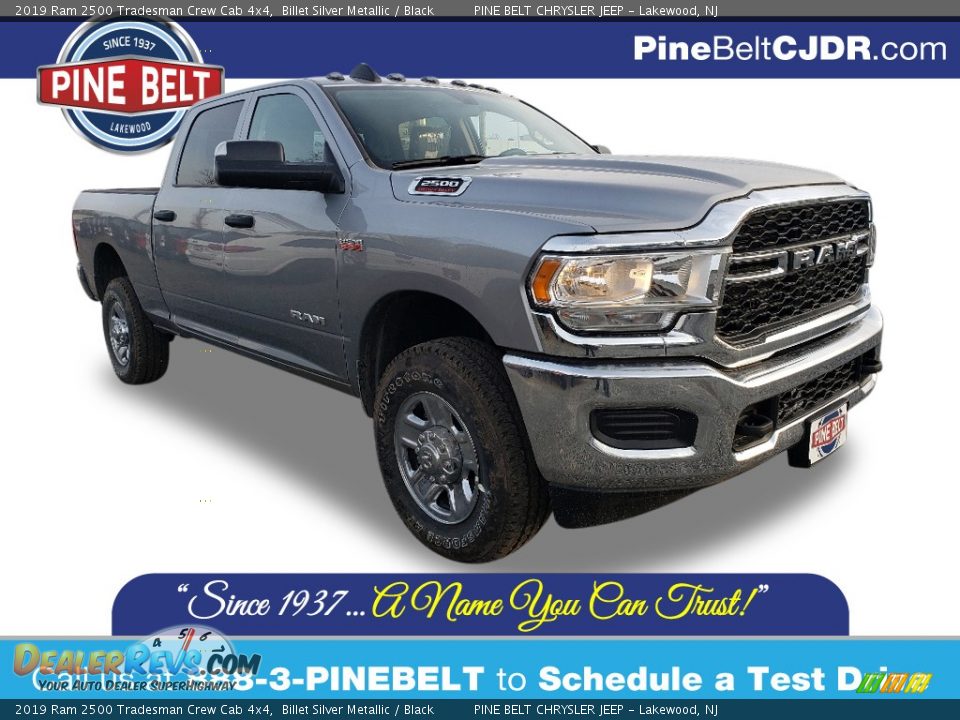 2019 Ram 2500 Tradesman Crew Cab 4x4 Billet Silver Metallic / Black Photo #1