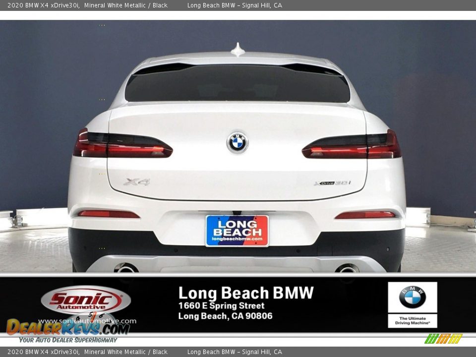 2020 BMW X4 xDrive30i Mineral White Metallic / Black Photo #3