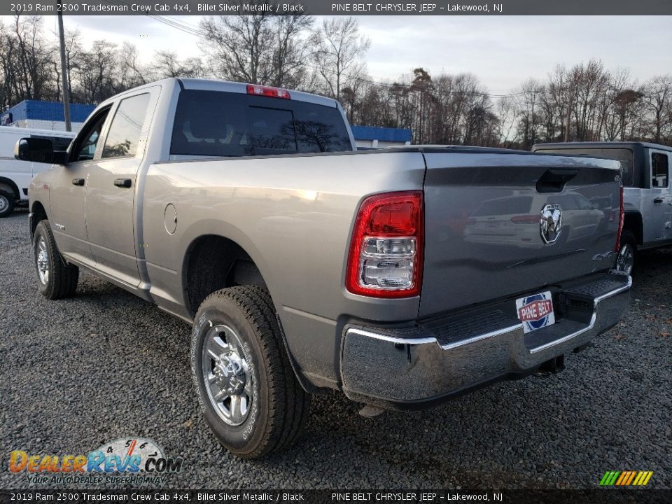 2019 Ram 2500 Tradesman Crew Cab 4x4 Billet Silver Metallic / Black Photo #4