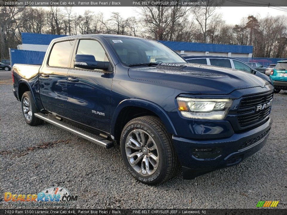2020 Ram 1500 Laramie Crew Cab 4x4 Patriot Blue Pearl / Black Photo #1