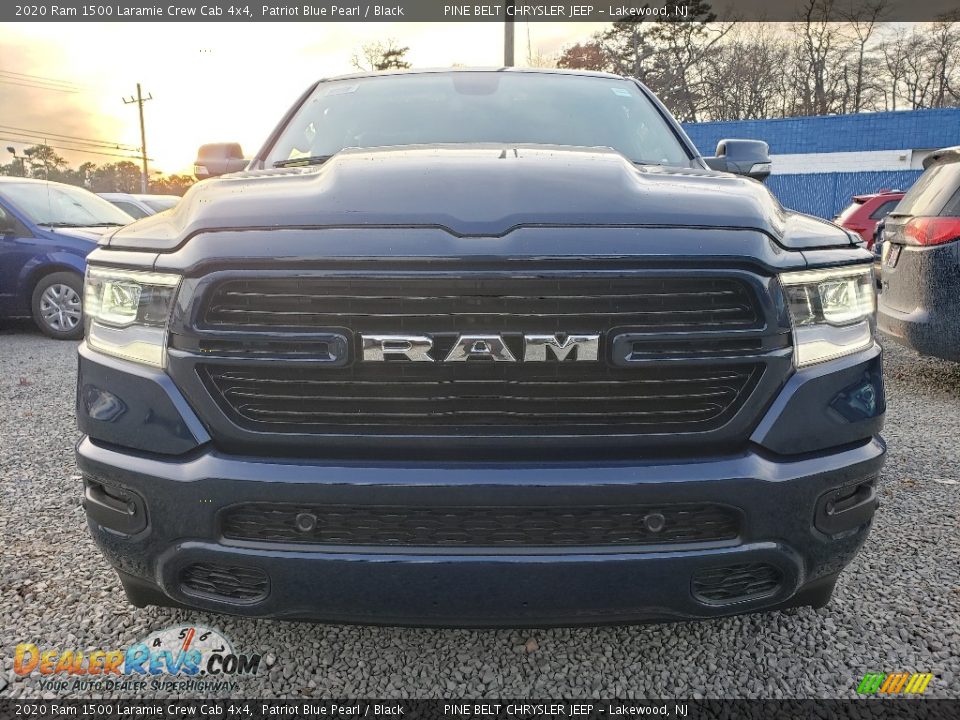 2020 Ram 1500 Laramie Crew Cab 4x4 Patriot Blue Pearl / Black Photo #2