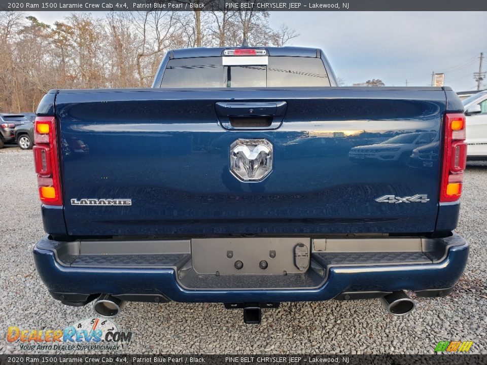 2020 Ram 1500 Laramie Crew Cab 4x4 Patriot Blue Pearl / Black Photo #5