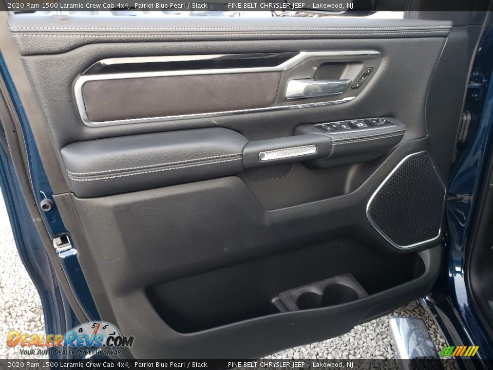 2020 Ram 1500 Laramie Crew Cab 4x4 Patriot Blue Pearl / Black Photo #7
