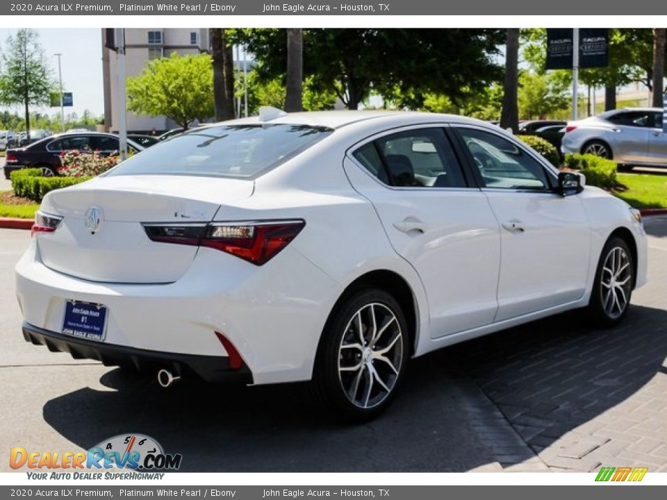 2020 Acura ILX Premium Platinum White Pearl / Ebony Photo #7