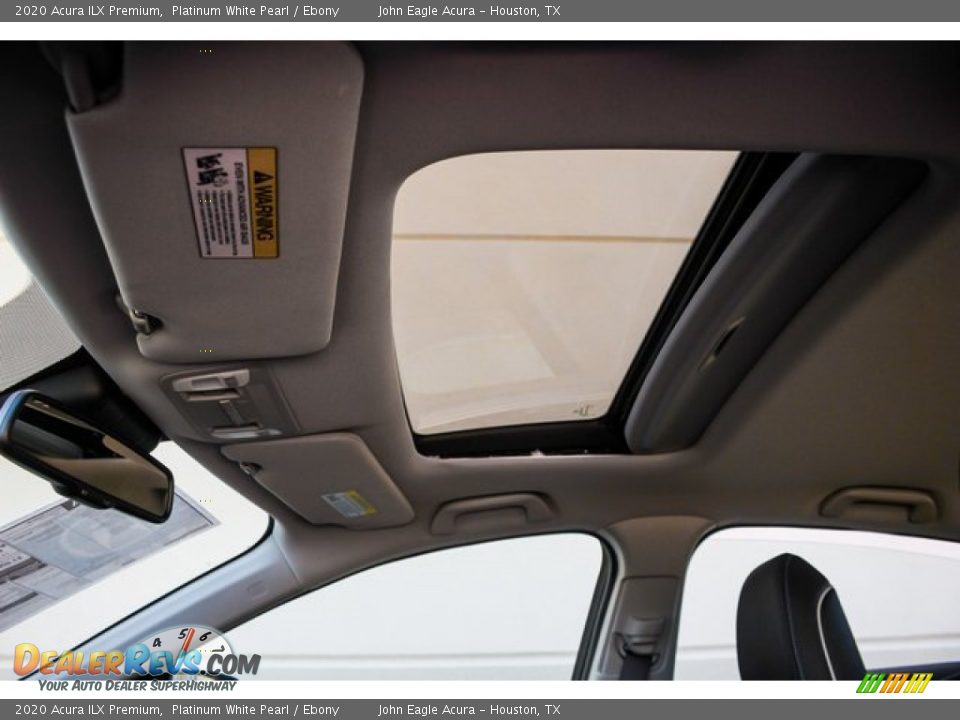 2020 Acura ILX Premium Platinum White Pearl / Ebony Photo #14