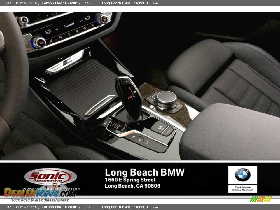 2020 BMW X3 M40i Carbon Black Metallic / Black Photo #6