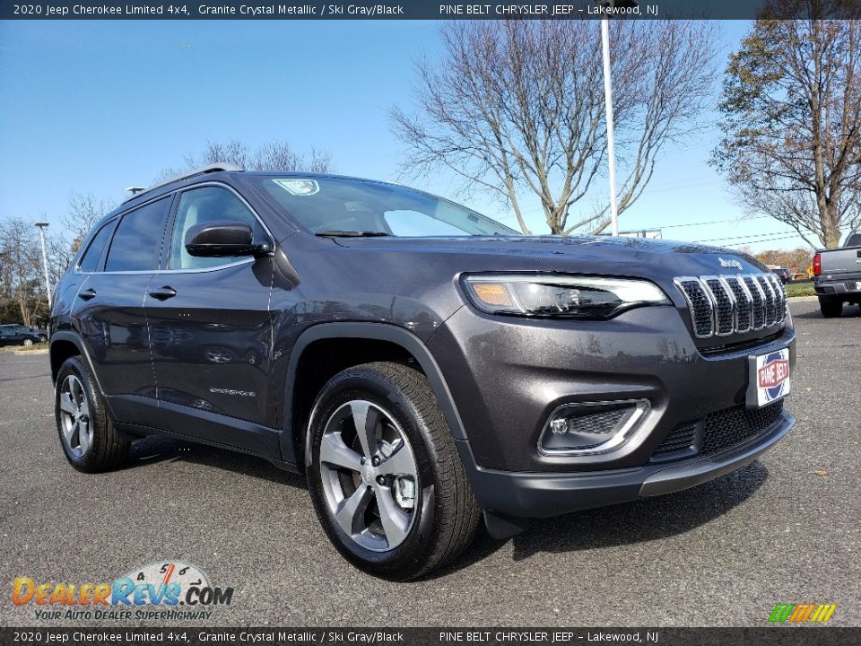 2020 Jeep Cherokee Limited 4x4 Granite Crystal Metallic / Ski Gray/Black Photo #1