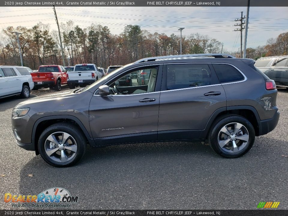 2020 Jeep Cherokee Limited 4x4 Granite Crystal Metallic / Ski Gray/Black Photo #3