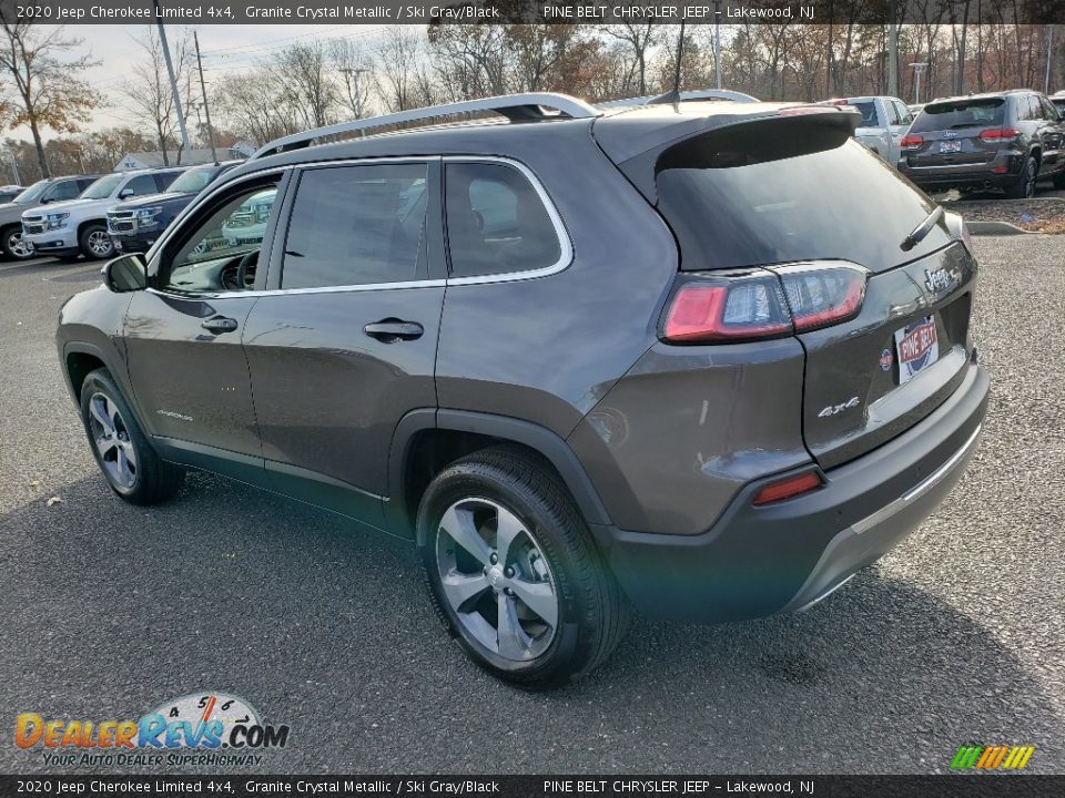 2020 Jeep Cherokee Limited 4x4 Granite Crystal Metallic / Ski Gray/Black Photo #4