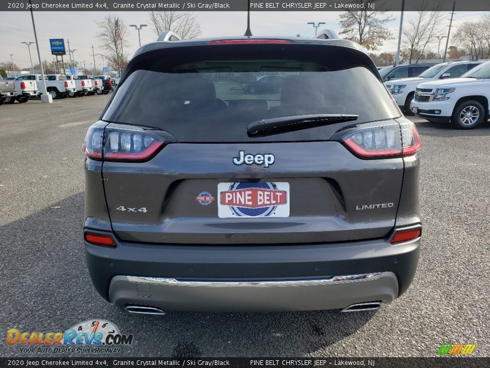 2020 Jeep Cherokee Limited 4x4 Granite Crystal Metallic / Ski Gray/Black Photo #5