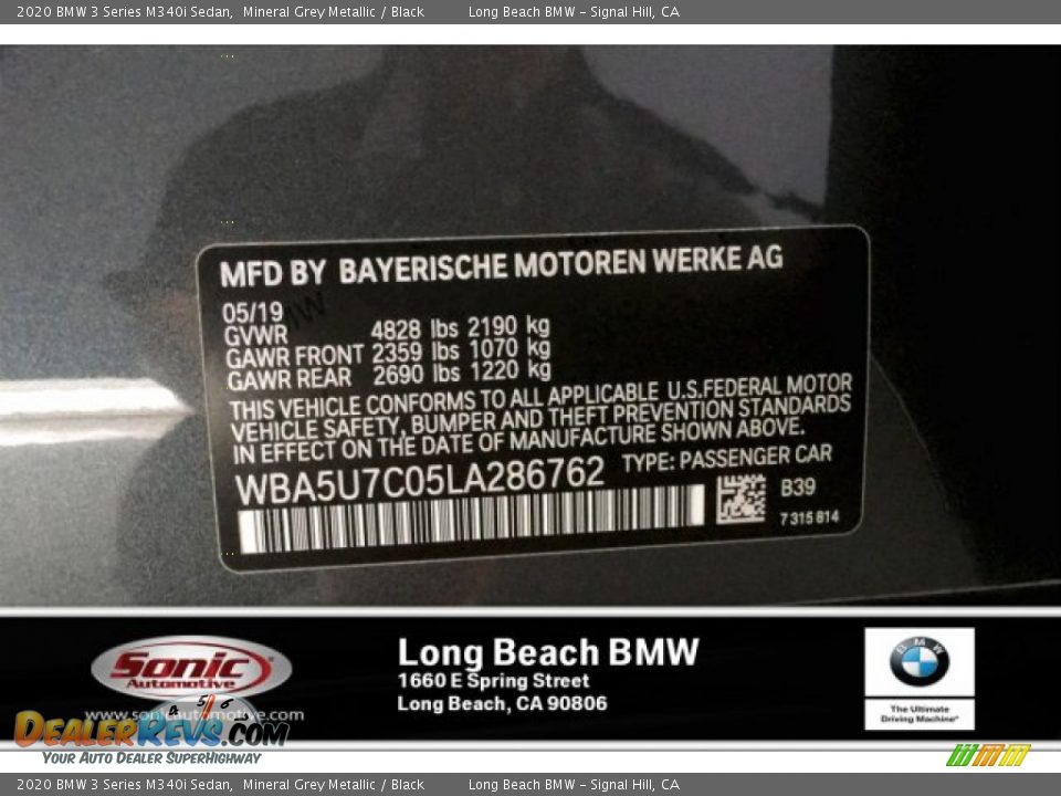2020 BMW 3 Series M340i Sedan Mineral Grey Metallic / Black Photo #11
