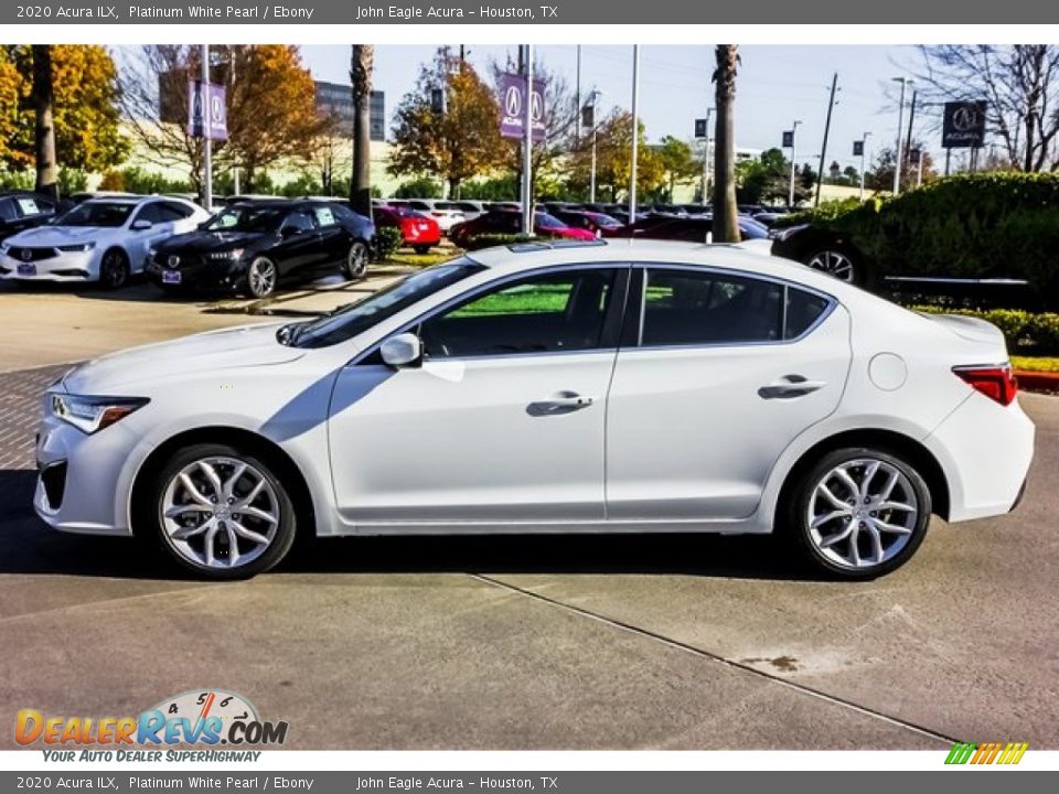 2020 Acura ILX Platinum White Pearl / Ebony Photo #4