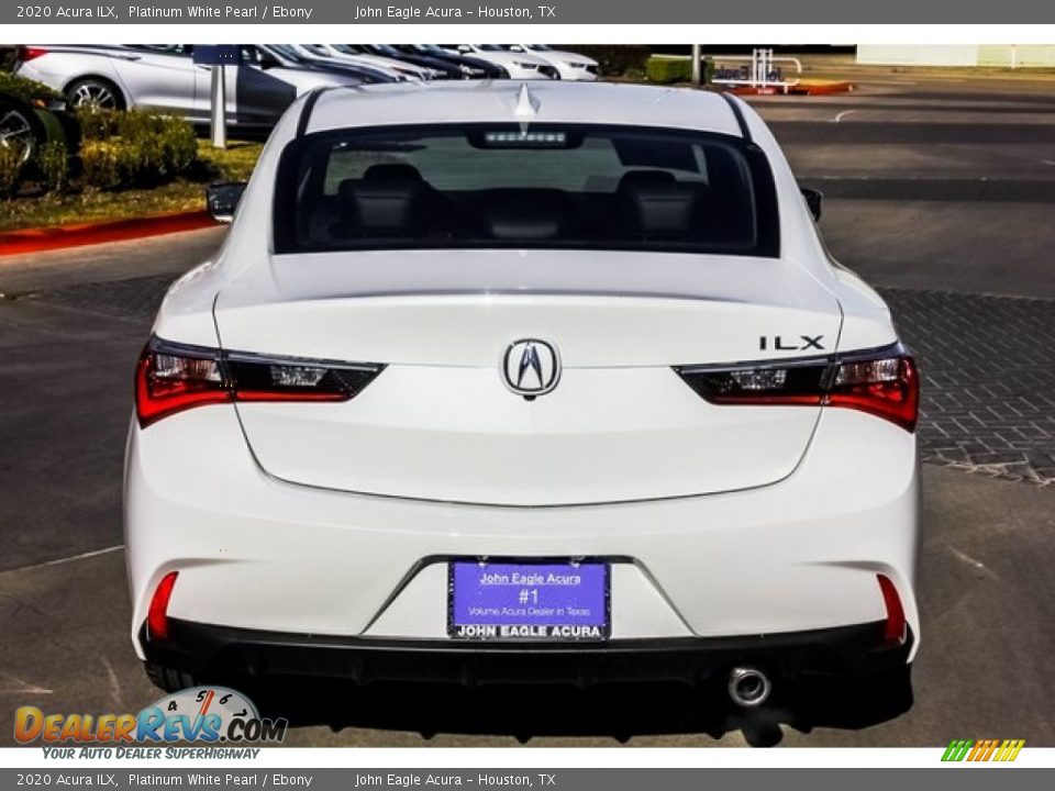 2020 Acura ILX Platinum White Pearl / Ebony Photo #6